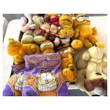 Vintage and Newer Garfield Plush Stuffed Animals