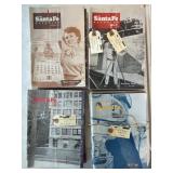 The Santa Fe Magazines Full Year Sets : 1954-1957