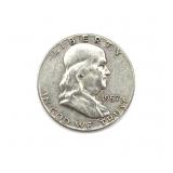 1957 Franklin Half Dollar