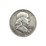 1958-D Franklin Half Dollar