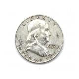 1957-D Franklin Half Dollar