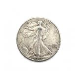 1943-D Walking Liberty Half Dollar