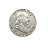 1951 Franklin Half Dollar