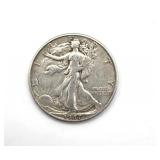 1947-D Walking Liberty Half Dollar