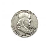 1957-D Franklin Half Dollar