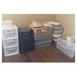 Plastic Organizers, Totes, and Plastic Baskets