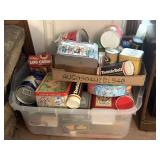 Vintage and Newer Tins