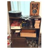 Reproduction Radio, Vintage Wood Clock, Wood