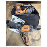 Rigid Mud Mixer/Drill and Rigid Sander