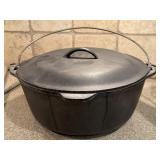 Cast Iron No 10 Dutch Oven 12" x 5"