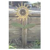 Sunflower Metal Lawn Art 17" x 48"