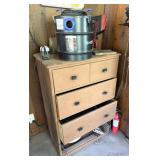 Dresser w/ Lots of Grilling Tools & Acc.