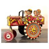 Vintage Marx Tin Toy Wind-Up Jalopy College Boys