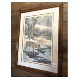 Jim Lamb Signed and Numbered Print, Framed and