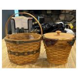 (2) Longaberger Baskets 9" x 7" and Smaller -