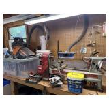 Nova Comet II Wood Lathe, Dust Collection,