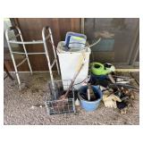 BBQ Tool, Walker, Buckets, Metal Crate, and More