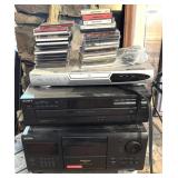 Sony CDP-CX250, CRP-C265 CD Players l, Emerson