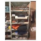 Dove Decoys, Baseballs, Metal Shelf, Tarps, Paper