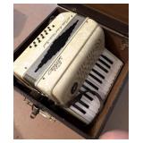 Vintage Noble Accordion, Case, Books, Plays &