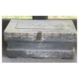 Wood Carpenters Trunk 31" x 15.5" x 13.5"