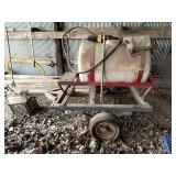 55 Gallon Sprayer On Trailer, 12V PumpTrailer