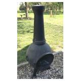 Metal Chiminea 51" Tall