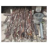Hot Wire Posts and Barbed Wire
