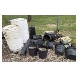 Plastic Barrels and Plastic Pots - largest