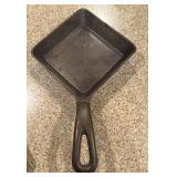Griswold Cast Iron Square Egg Skillet 4.5" x 10"