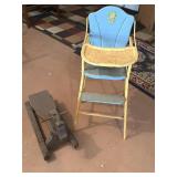 Doll High Chair, Wooden Rocking Horse