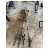 Fishing Poles, Bag, and More