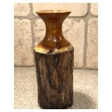 Handmade Wood Vase by Larry Pacey 7.25" Tall