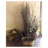 Woven Vase, Baskets, and More