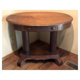Antique Wood Table 38" x 25.5" x 28.5"