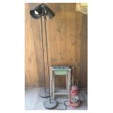 Dietz Lantern, Wood Folding Stools, (2) Floor