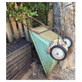 Garden Cart & Plastic Tub