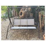 Metal Swing - at widest dimensions 66" x 43" x
