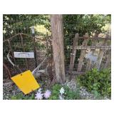 Vintage Gates, Bed Pieces, and Wood Piece -