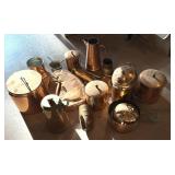 Copper Plated Canisters & More