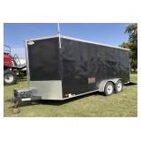 Bullet Enclosed Trailer with Camper Conversion