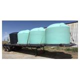 Deck Trailer, Nurse Set Up - (3) 1200 Gallon