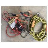Jumper Cables and Tow Rope