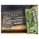 Socket Wrenches and Sockets in Cases - True