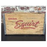 Vintage Squirt Wichita, KS Wood Crate 16" x 10.5"