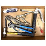 Vise Grips, Grease Gun, Utility Knife, Ball Peen