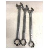 (3) End Wrenches 1 3/4, 1 5/8, 1 1/2,