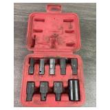 8-PC. 1/2" Drive Metric Hex Insert & Driver Set