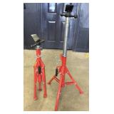 (2) Vevor Folding Pipe Stand 23"-52ï¿½