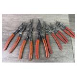(6) Blue Point Snap Ring Plier Set
